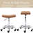 Jokari Swivel Upholstered Adjustable Height Counter Stool with Metal Frame-1961934125
