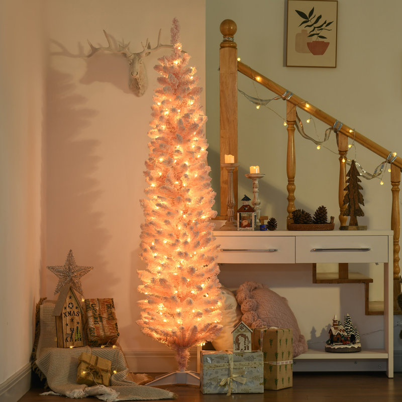 Arbre de Noël artificiel éclairé 6 pi