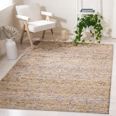 Tavion Hand Woven Jute/Wool Rug in Beige