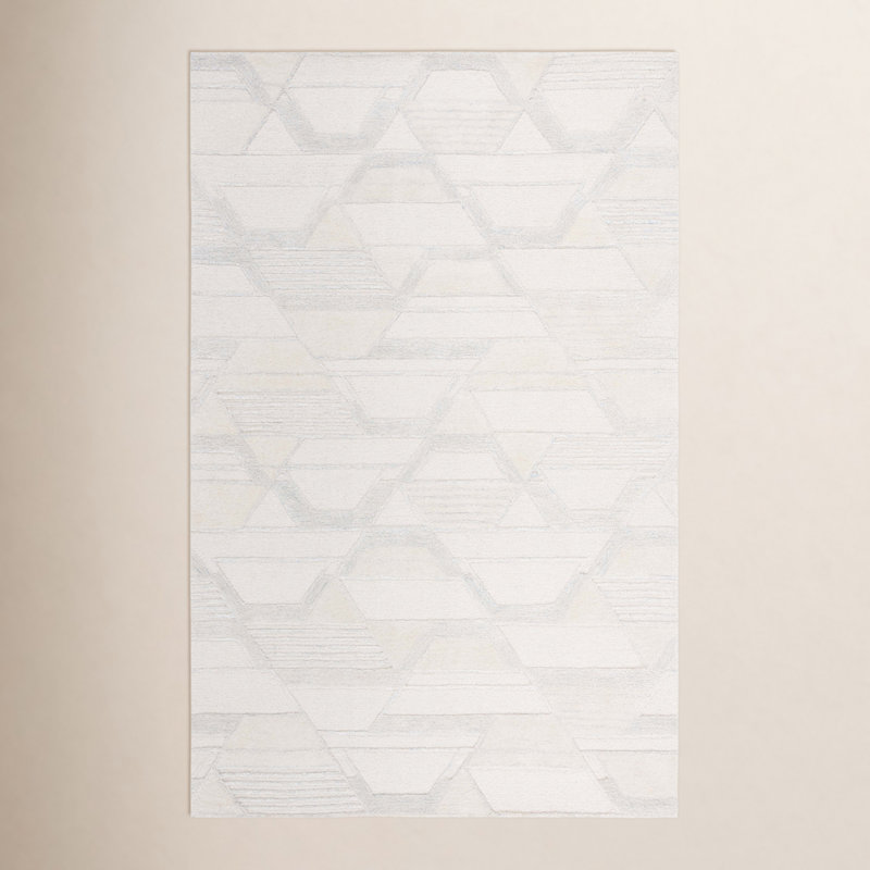 Kyrie Hand Tufted Abstract Indoor Rug, Rectangle 3' x 5'
