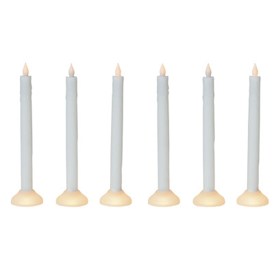 Evening LED Taper Candles With Holder