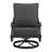 Clarissa Swivel Aluminum Outdoor Lounge Chair-393284767