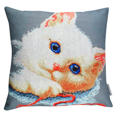 Coussin lavable de qualité supérieure, 17,0 x 17,0 pouces, 50% coton / 50% polyester, rembourrage en silicone, fermeture à glissière dissimulée | Doux, confortable et repassable | Parfait pour la décoration intérieure, le salon et la chambre à cou