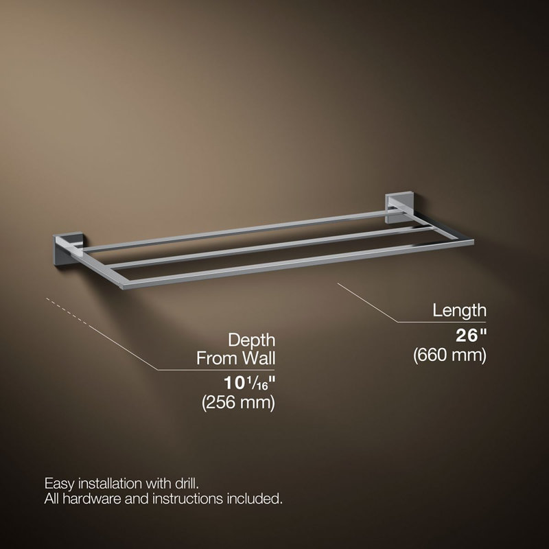 Square Hotelier, Polished Chrome