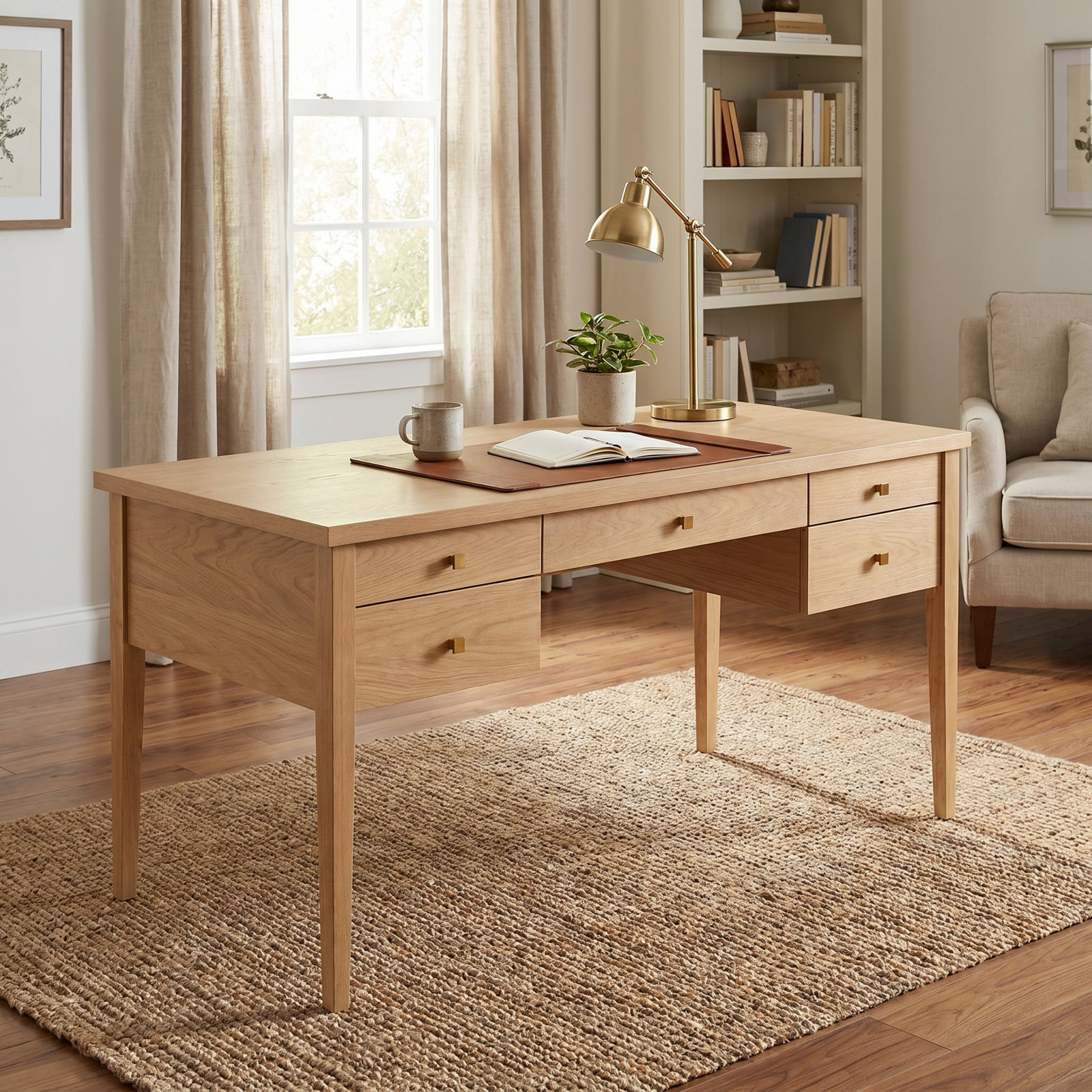 Celina 65.8 " Executive Desk
