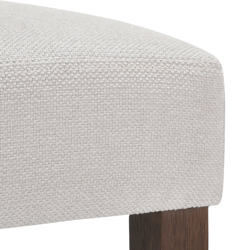 Chaise d'appoint rembourrée Modern, Noyer