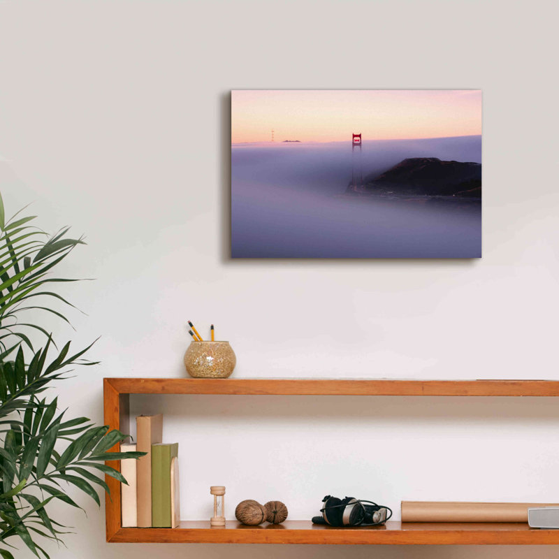 " Batman Fog " by Bruce Getty, 12" H x 18" W x 0.75" D