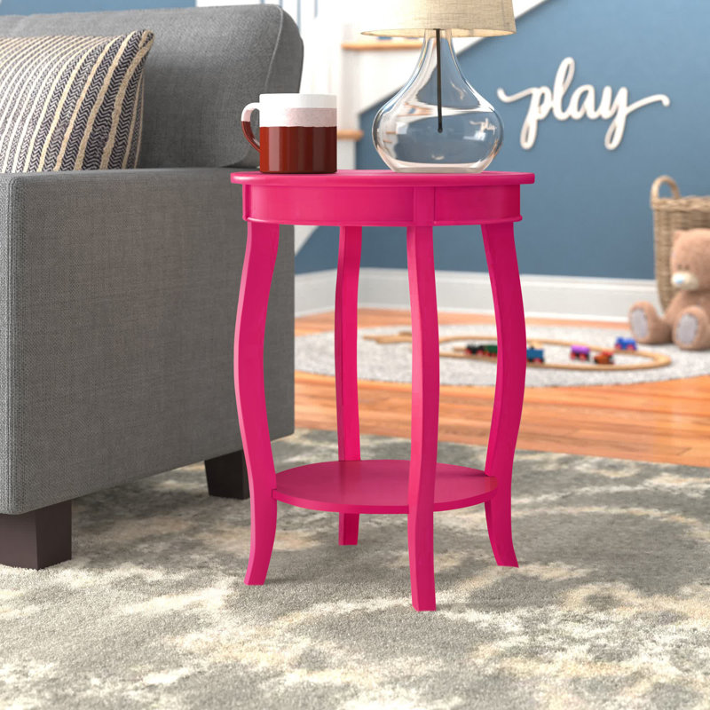 Table de bout avec rangement Everill, Gomme balloune