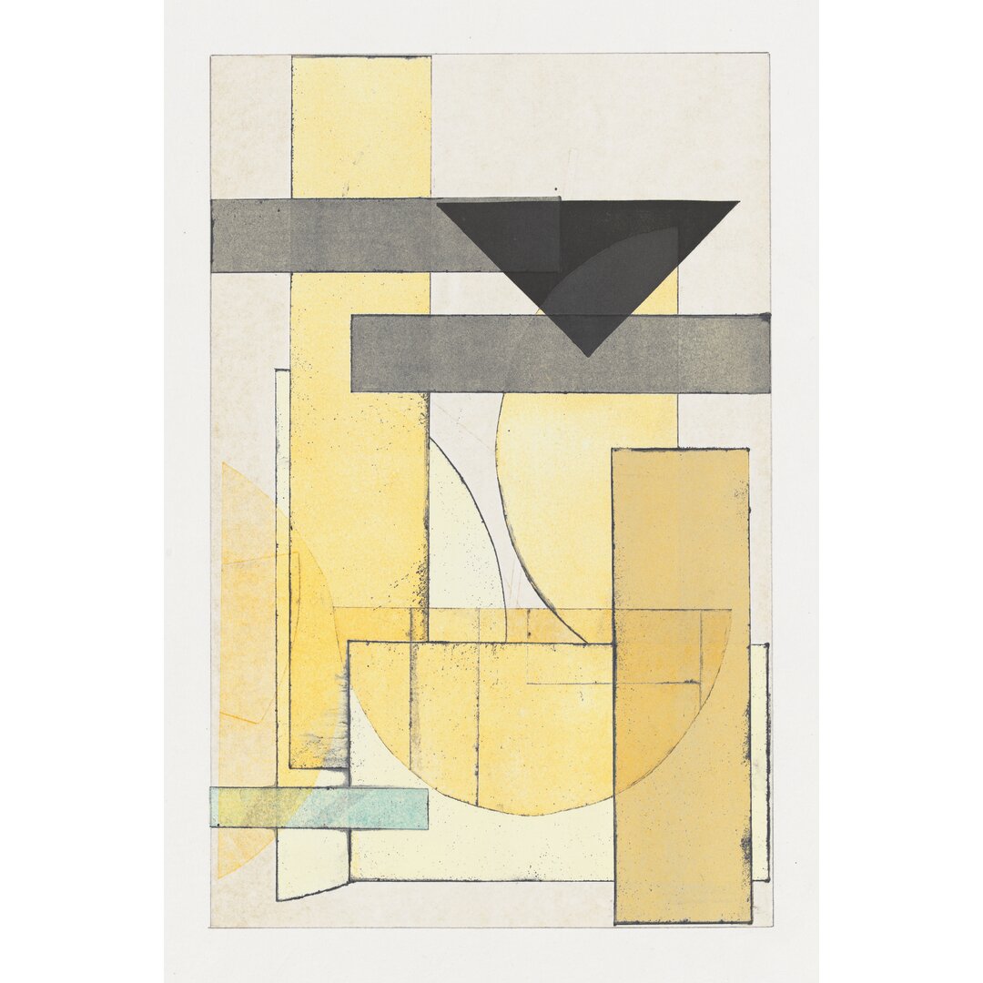 Leinwandbild Mapping Bauhaus I von Rob Delamater