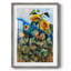 Motif floral rétro CCGLX III - impression encadrée-850029850