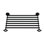 Étagère de rangement Kingston Legs VBHSB20188 Covington pour la série Vbh211833x, nickel brossé Kingston