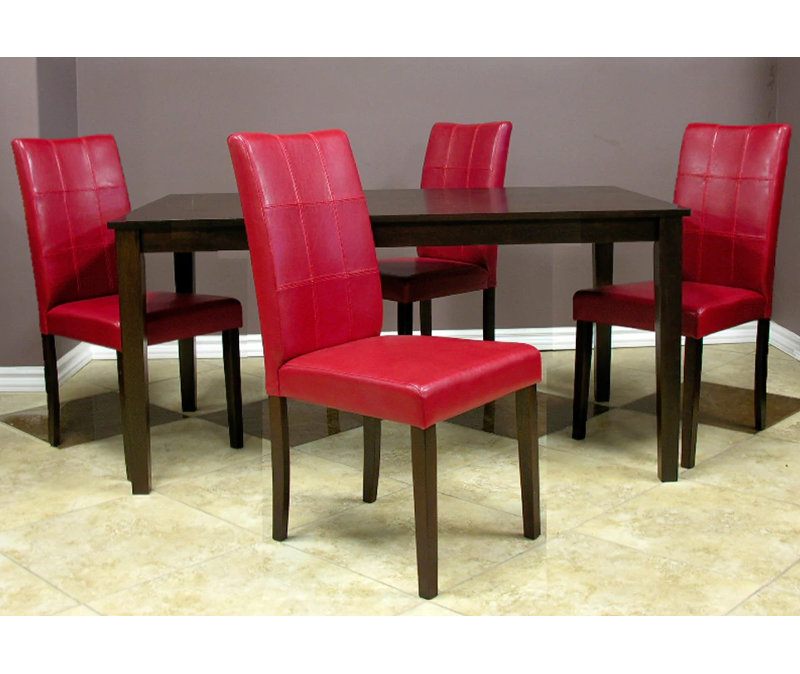 Solid Wood Top Four Leg Dining Set