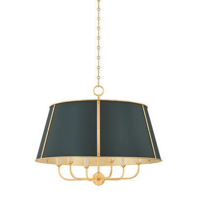 Cambridge Chandelier Soft Crimson by Mark D. Sikes