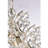 Gillespie 3 - Light Brushed Champagne Unique Geometric Chandelier with Crystal Accents