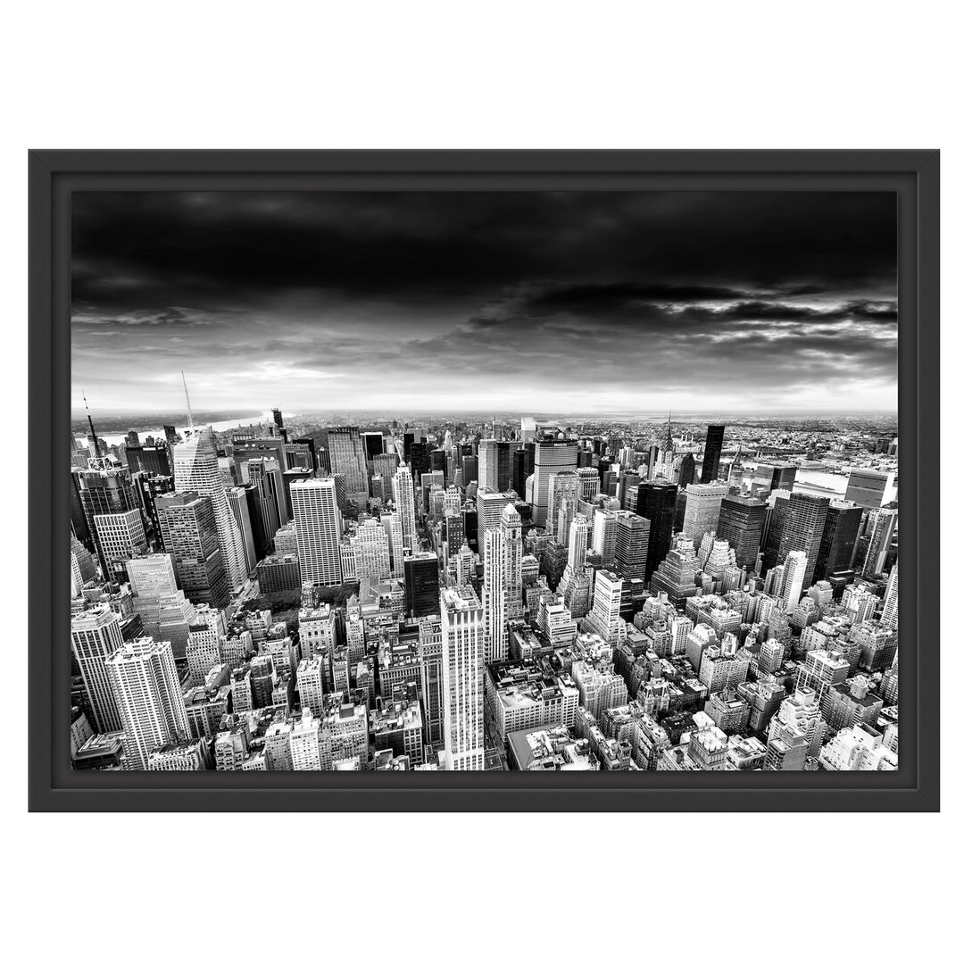 Gerahmtes Wandbild Skyline New York