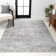 Modern Persian Vintage Medallion Gray Rug