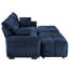 Canapé modulaire ergonomique à deux places avec 2 repose-pieds-51722700