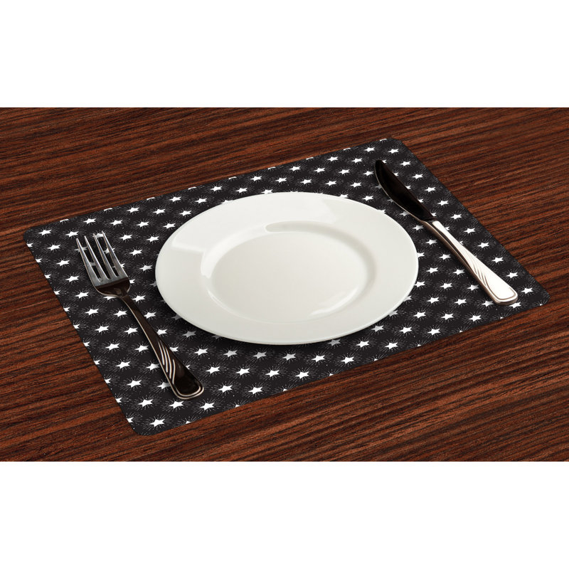 Polyester Abstract Rectangle Placemat