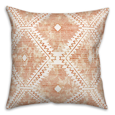 Geren Ikat Polyester Throw Pillow