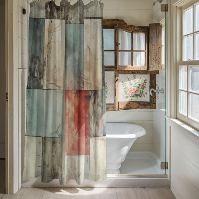 Faded Colours - Premium Shower Curtain