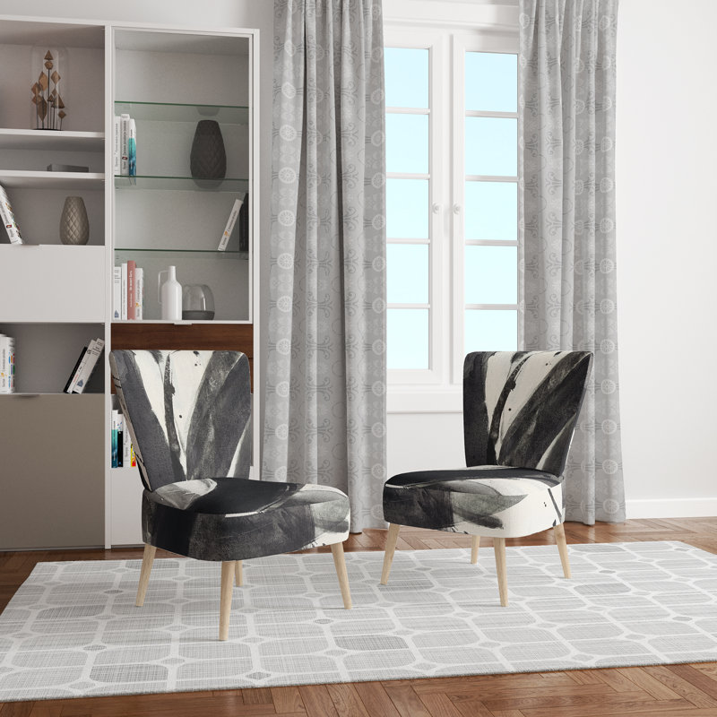 Minimalistic Roller II - Chaise d'appoint rembourrée Mid-Century