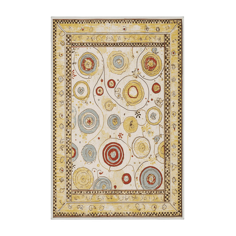 Jazzy Beam Rug, Rectangle 2' x 3'