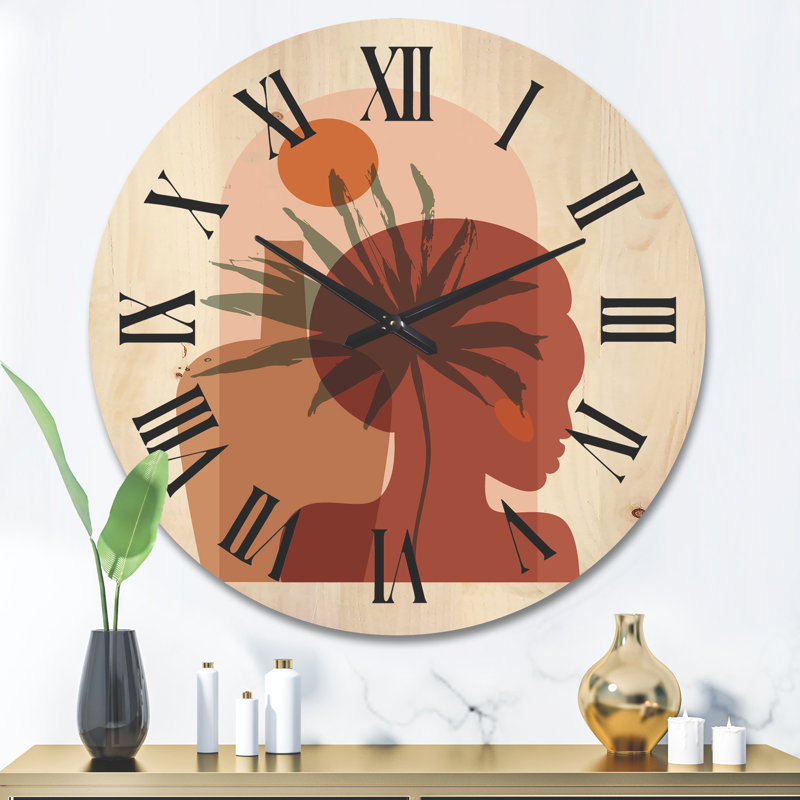 Horloge murale abstraite, Très grand