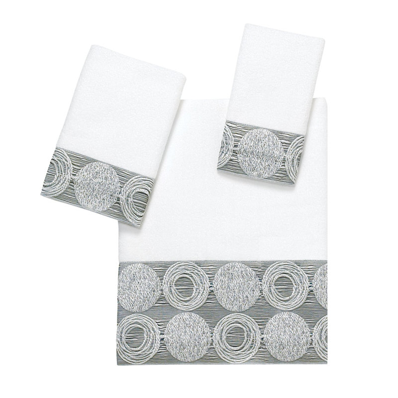 Golden 100% Cotton Midweight Hand Towel, White, Hand Towels - 1 Pack