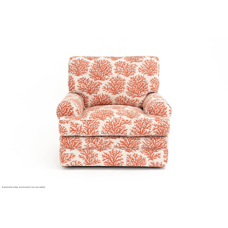  Chaise d'appoint rembourrée multicolore