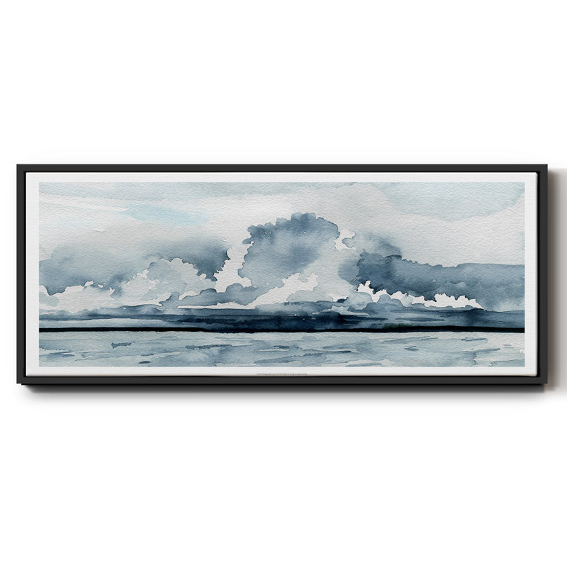 Passing Rain Storm II- Framed Canvas