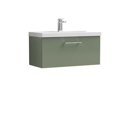 Arno 810mm Single Bathroom Vanity with Integrated Vitreous China Basin