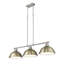Luminaire suspendu linéaire 3 lumières Laramy-107150103-107150109