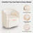 360° Swivel Bouclé Barrel Accent Chair With Storage-1430409170