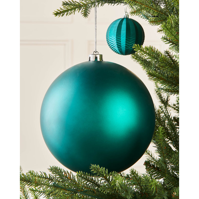 Solid Colour Plastic / Acrylic Bauble, 21.84cm H x 19.99cm W x 19.99cm D