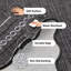 Tapis lavable à bords festonnés avec envers antidérapant-133709547-133709554