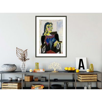 Portrait de Dora Maar par Pablo Picasso, impression giclée sur cadre