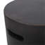 Table d'appoint d'extérieur en béton léger, cuivre