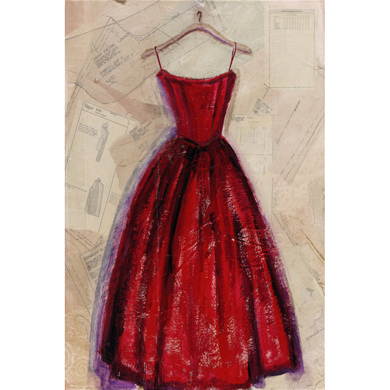 Fashion Designed II by Pamela Copeman - Wrapped Canvas Painting, 122cm H x 81cm W