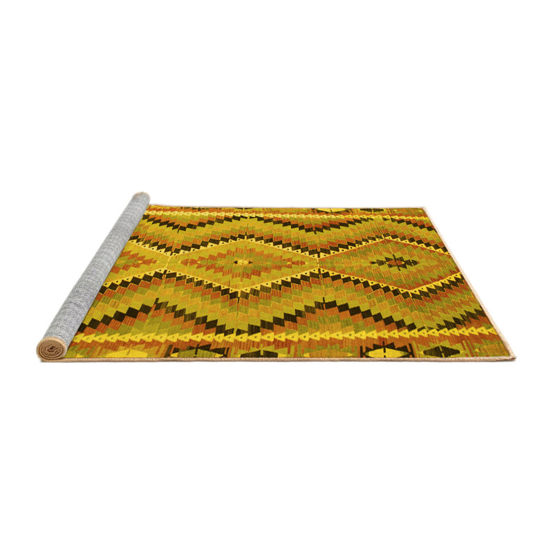 Latoyra Washable Southwestern Indoor Rug, Square 4'