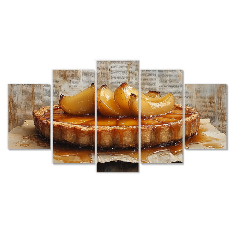 «Brown Tarte Tatin Accents with Grey I - Desert», reproduction d'art murale