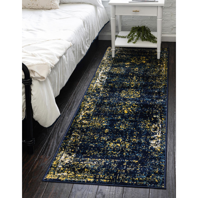 Floral Area Rug, Runner 99 x 500cm