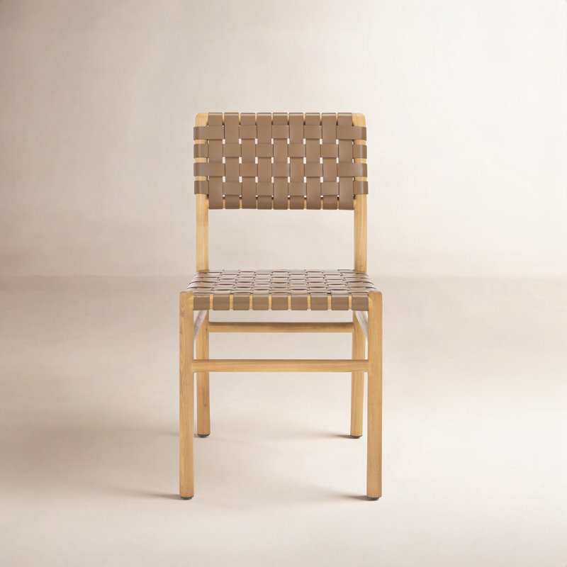 Chaise en cuir Jeremiah, Brun