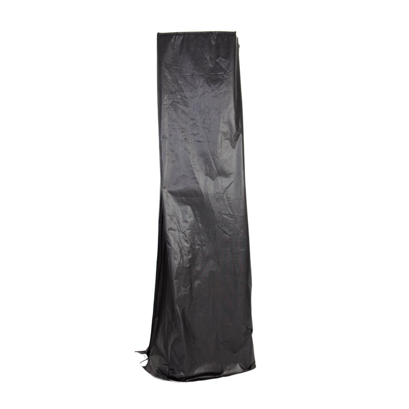Fire Sense Vinyl Cover Full Length For Patio Heater with Square Reflectors Heavy Duty 10 Gauge Felt Lined with Zipper