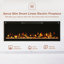 Ultra Thin Aerus Slim Recessed or Wall Mounted Electric Fireplace, Alexa/Wifi Enabled-1171218616