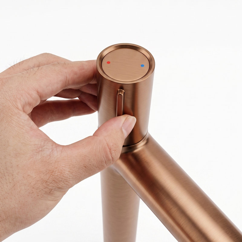 Robinet de meuble-lavabo moderne à poignée simple 13,86 po Modern