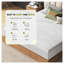 Très grand matelas en mousse à mémoire de forme de 10 pouces de couleur blanche avec douceur équilibrée