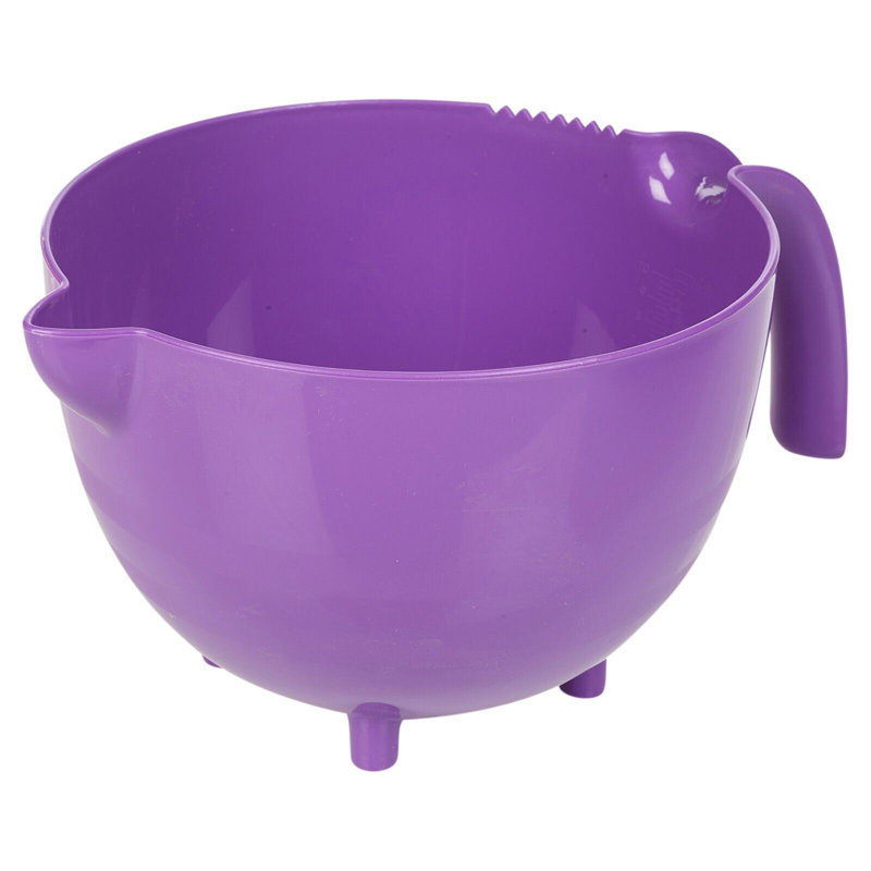 Jaylon Plastic Mixing Bowl, Purple