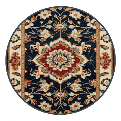 Machine Washable Art Deco Brown Area Rug