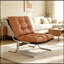 Chaise d'appoint avec pieds en métal et rembourrage doux-132922242