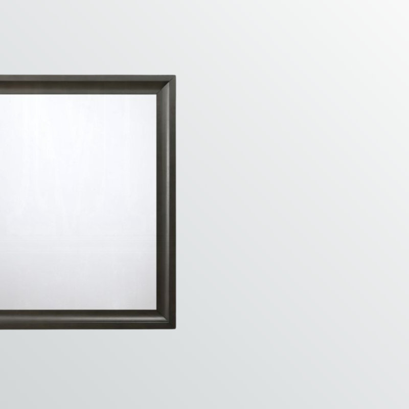 Glint Mirror in Antique Gray